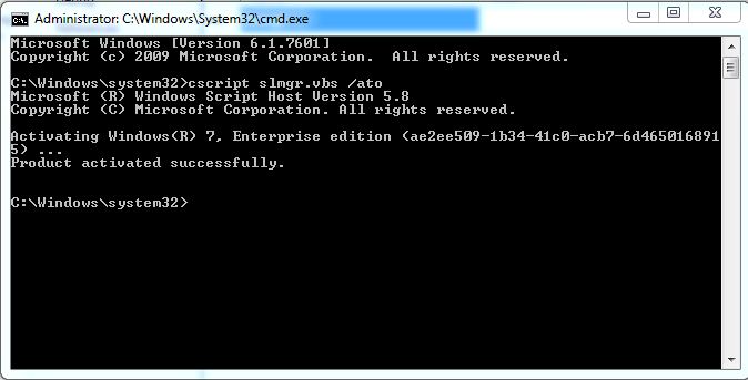 how to activate windows 10 using cmd
